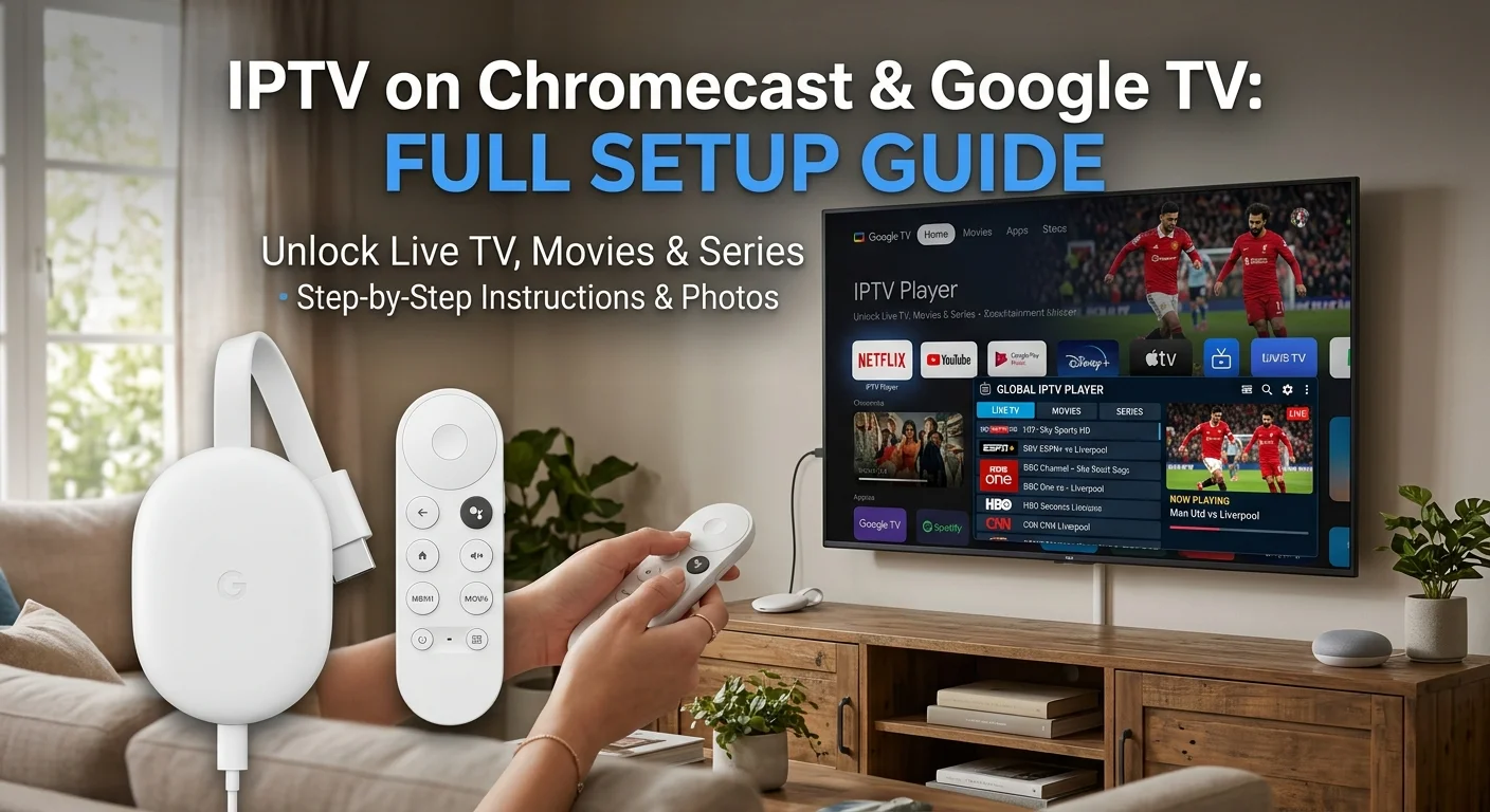IPTV on Chromecast and Google TV — full setup guide for the UK