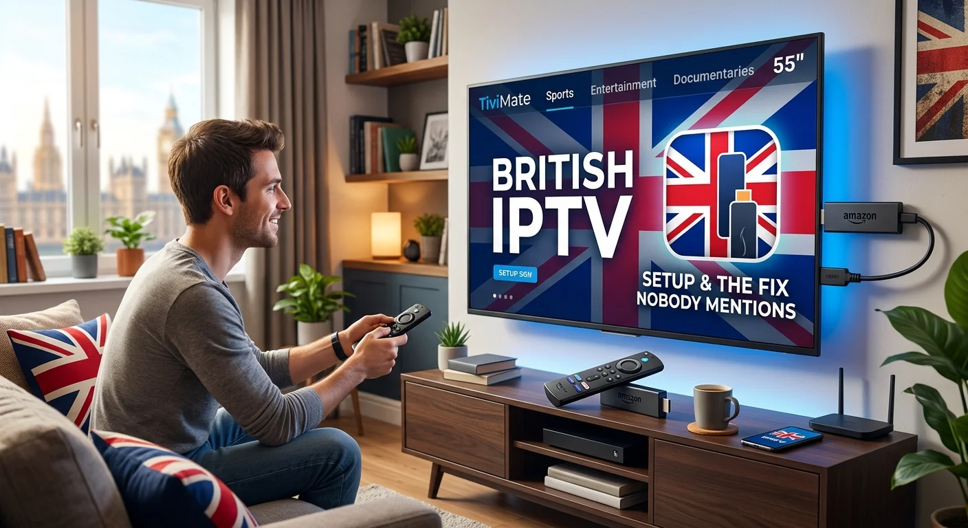 IPTV on Firestick UK — full setup guide and the Wi-Fi fix