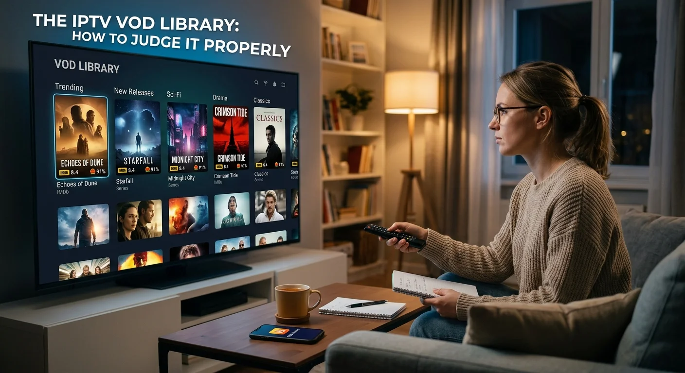 IPTV VOD library — judging an on-demand catalogue properly